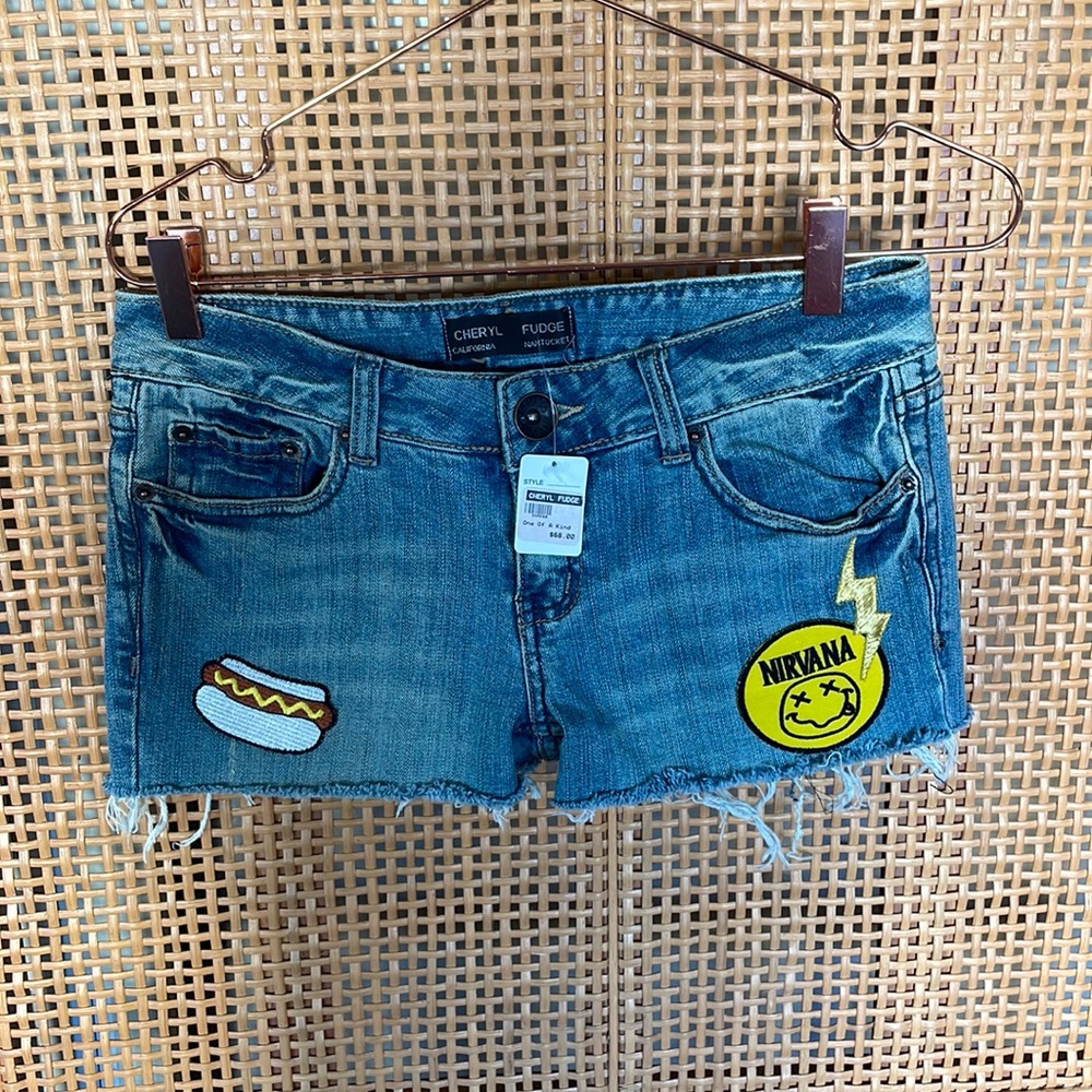 Cheryl Fudge Jean Shorts